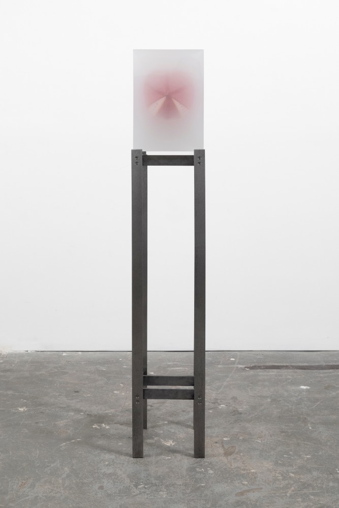MATTHEW ANGELO HARRISON
Fog of American Ghosts
2024
Autoworkers hat, polyurethane resin, steel, acrylic
Sculpture 37 x 23 x 25 cm / 14 1/2 x 9 x 9 7/8 in
Pedestal 112 x 30.5 x 25.5 cm / 44 1/8 x 12 x 10 in
HARRI60086