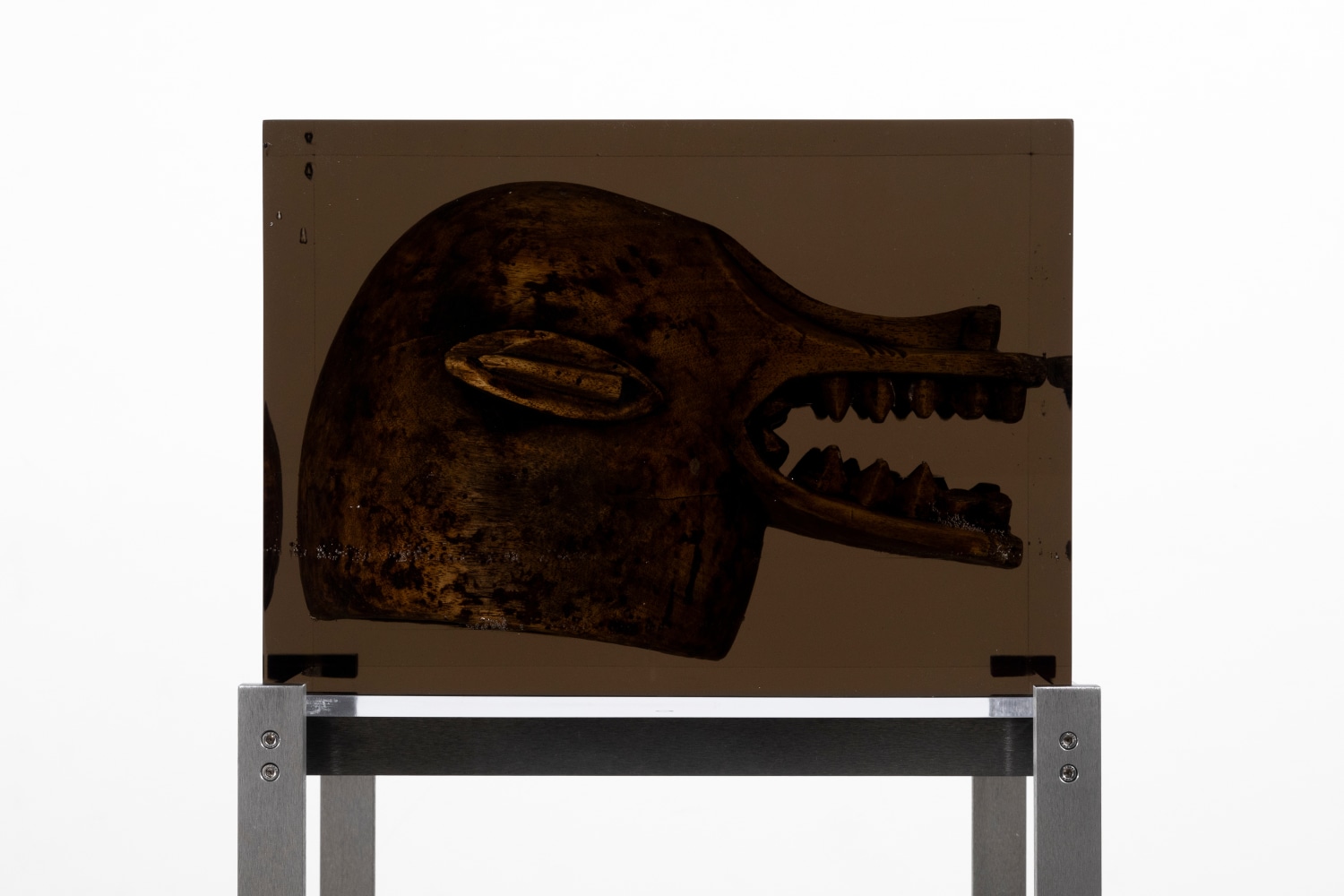 MATTHEW ANGELO HARRISON
Beast
2024
Wooden figure, polyurethane resin, steel, acrylic
Sculpture 34 x 47.5 x 30 cm / 13 3/8 x 18 3/4 x 11 3/4 in
Pedestal 112 x 33 x 50 cm / 44 1/8 x 13 x 19 5/8 in
HARRI60083