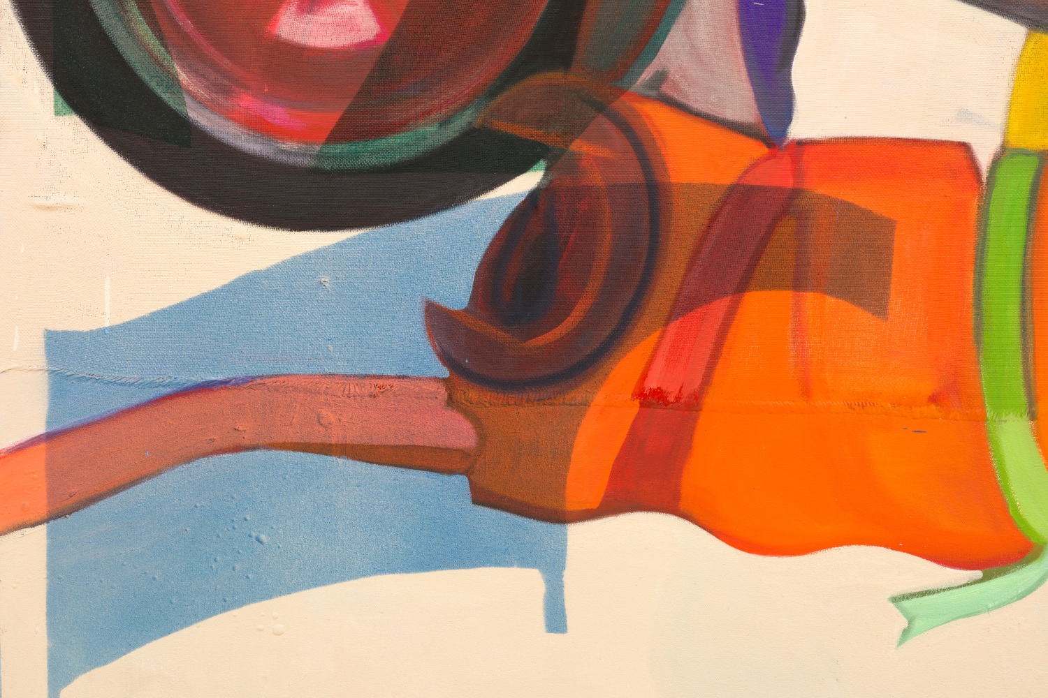 Detail of painting by Alex Hubbard