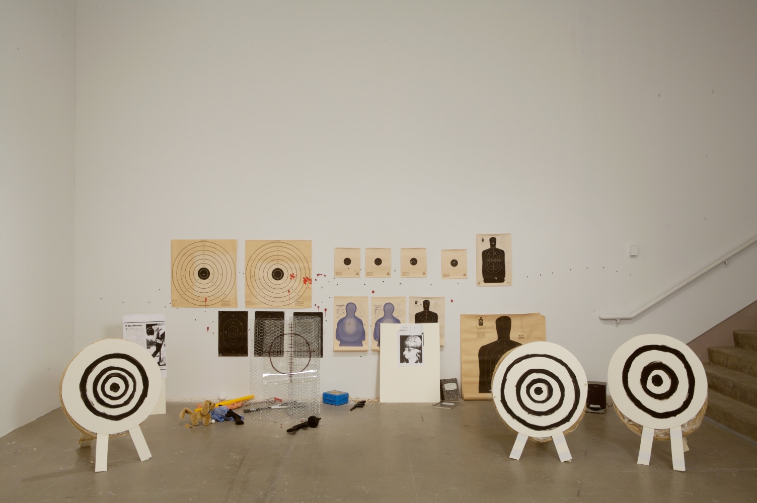 Installation view, Karen Kilimnik, ICA, Philadelphia, 2007