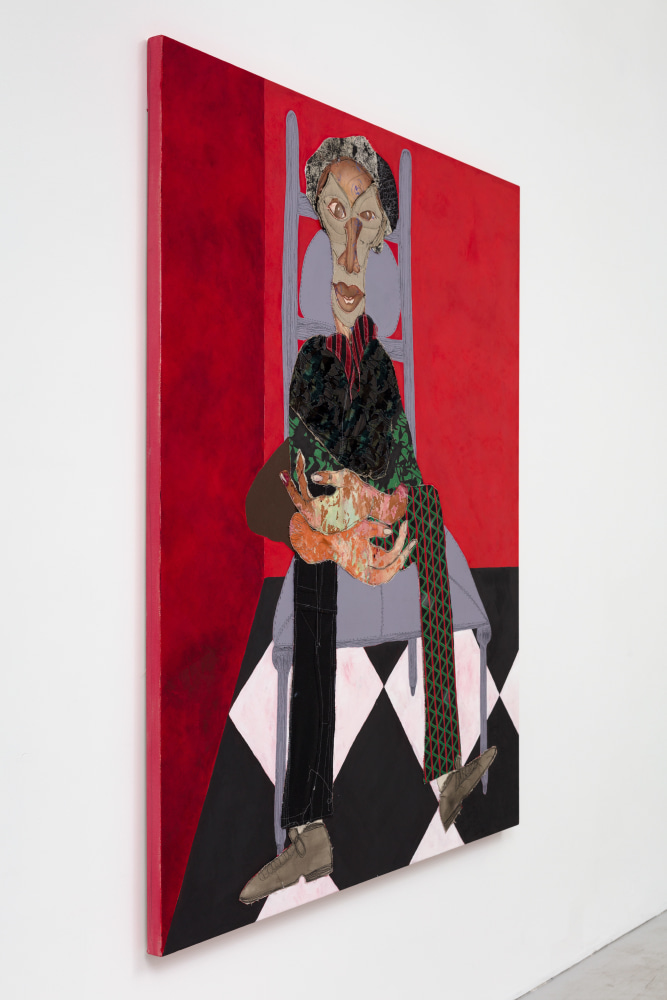 Work by Tschabalala Self