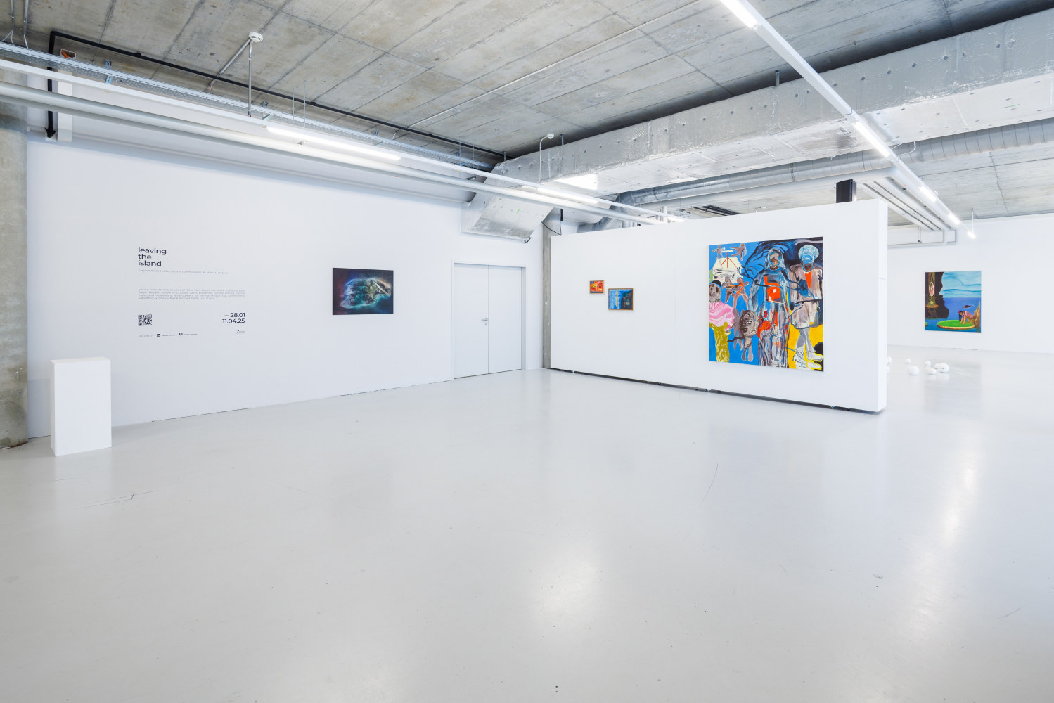 Installation view, Chemu Ng&amp;#39;ok, Leaving the Island, HiFLOW, Geneva, 2025