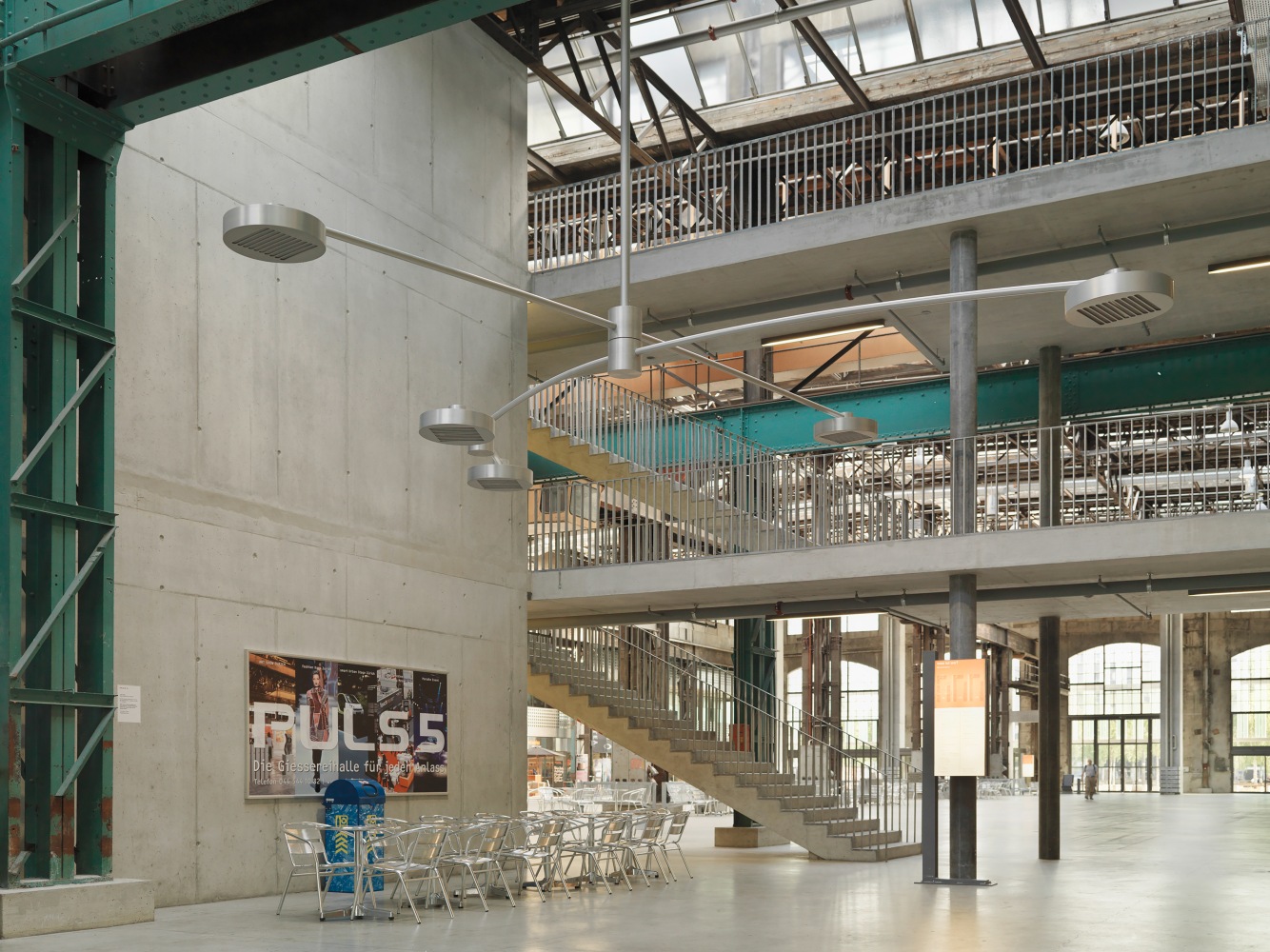 Installation view of living art installation by Doug Aitken