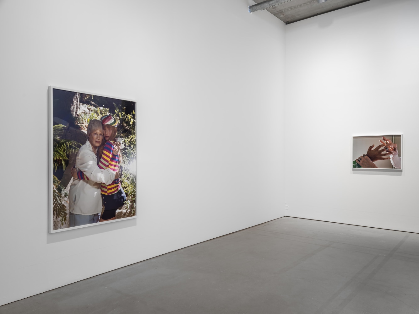 Installation view of photographs by Torbjørn Rødland