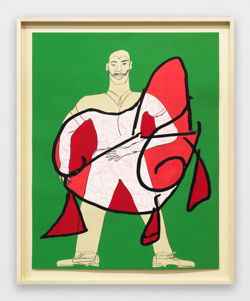 Work by Tschabalala Self