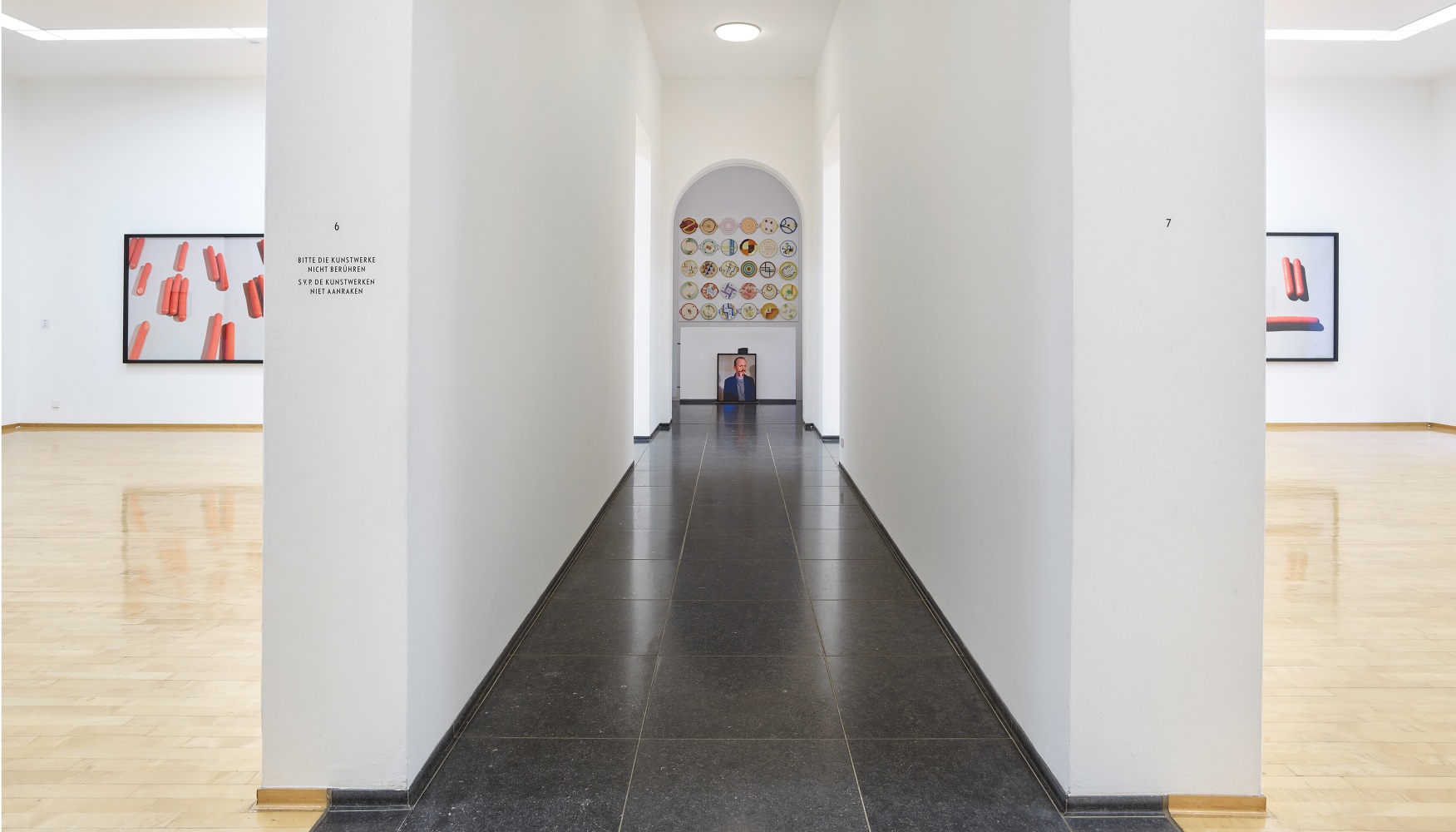 Installation view of Works by Lucas Blalock