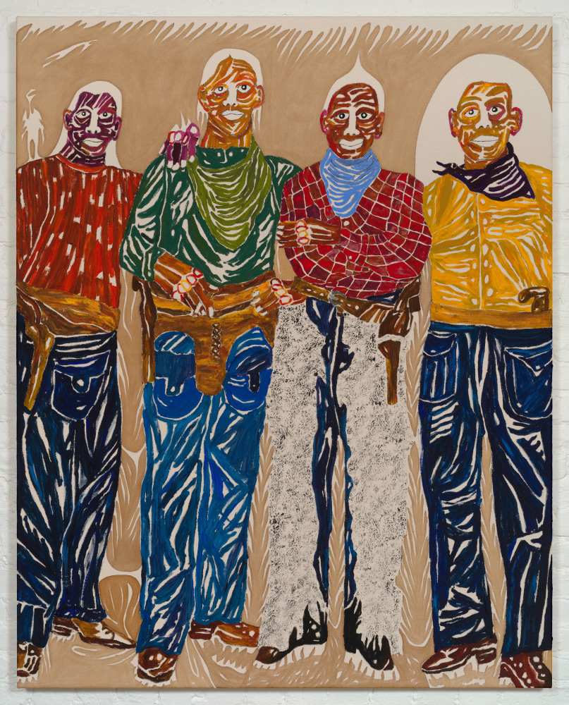 The Frontiersman 

2025

Acrylic and coffee on cotton canvas

152.5 x 122 cm / 60 x 48 in

&amp;copy; Chase Hall