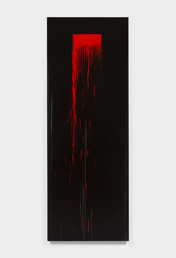 Painting by Pat Steir