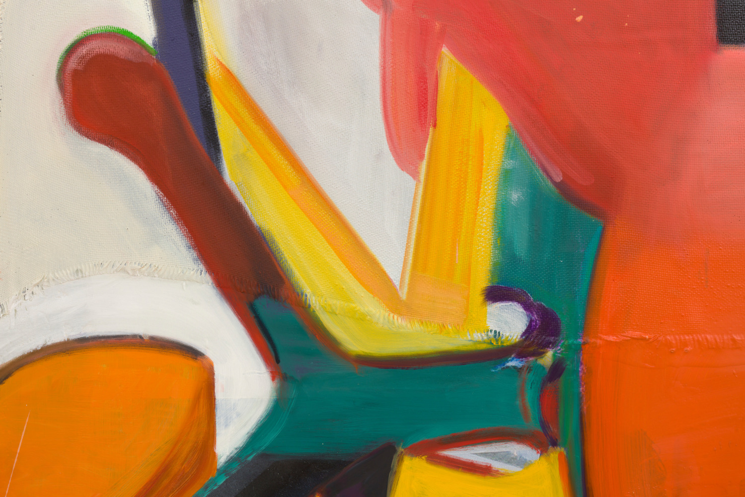 Detail of painting by Alex Hubbard