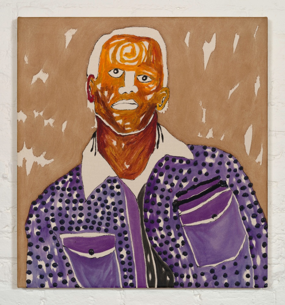 Clyde&amp;#39;s Headshot

2023

Acrylic and coffee on cotton canvas

71 x 66 cm / 28 x 26 in

&amp;copy; Chase Hall