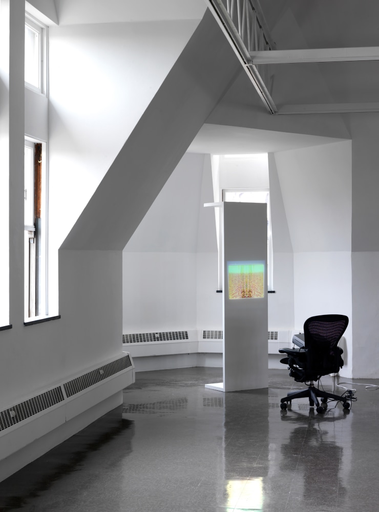 Installation view of works by Trisha Donnelly