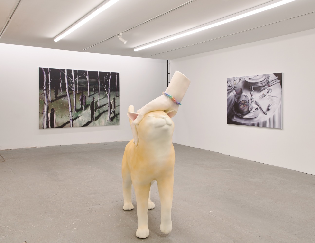 Installation view, Louisa Gagliardi and Yves Scherer