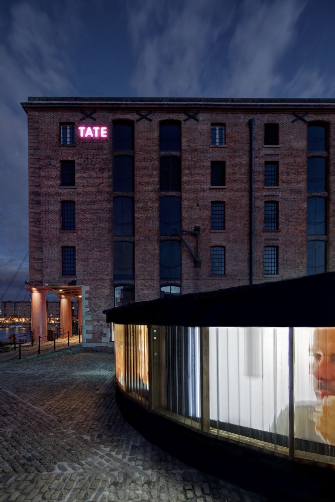 Installation view of Works by Doug Aitken