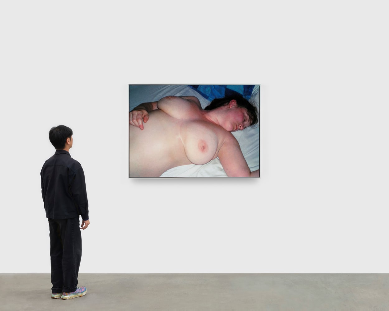 Unattributed

2025

UV print on linen; framed

Unique

Image 90.5 x 128.5 cm / 35 3/4 x 50 1/2 in

Frame 93.5 x 131 cm / 36 3/4 x 51 5/8 in

&amp;copy; Steven Shearer