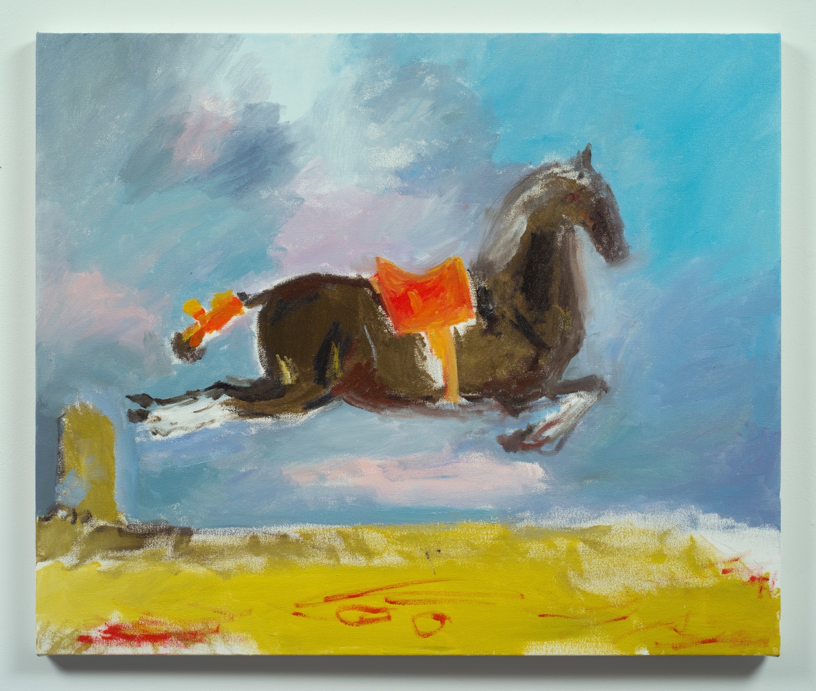 work image of painting by Karen Kilimnik