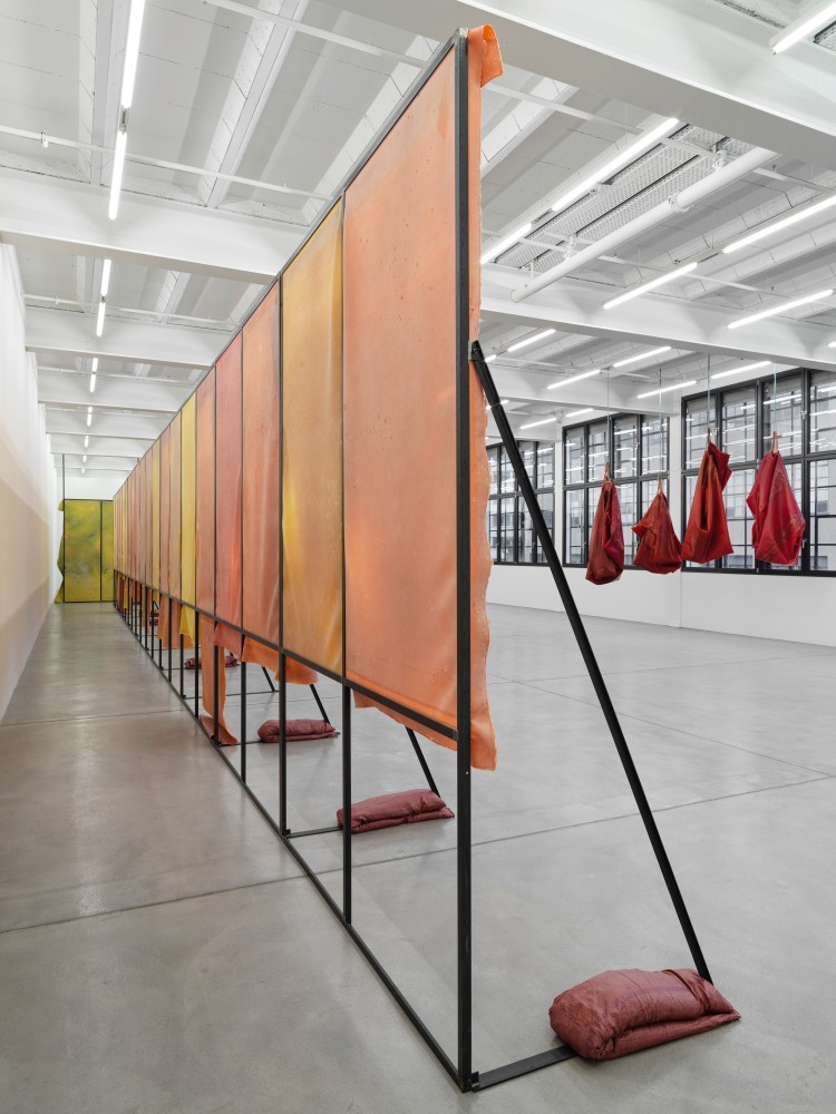 Installation view, Liesl Raff, A Corridor, a Room, and Four Dens, Galerie Eva Presenhuber, Maag Areal, Zurich, 2025