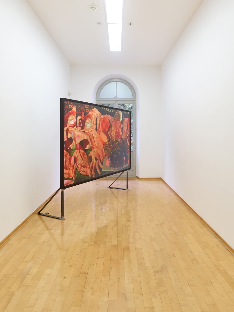 Installation view of Works by Lucas Blalock