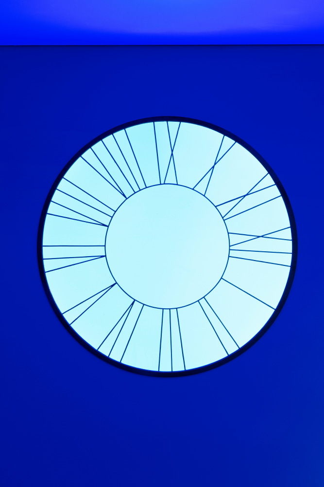 Installation view, Ugo Rondinone &amp;amp; Tarek Lakhrissi, who is afraid of red blue and yellow?, Reiffers Art Initiatives, Paris