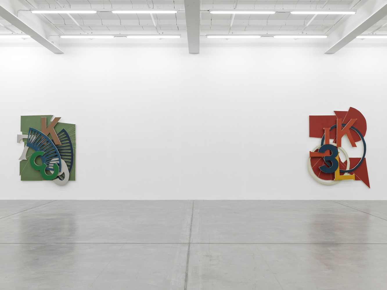 Installation view, Wyatt Kahn, Signs, Galerie Eva Presenhuber, Maag Areal, Zurich, 2024