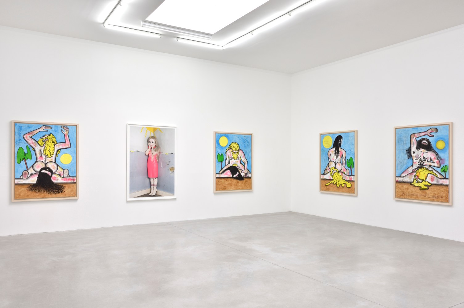 Installation view, Carroll Dunham &amp;amp; Laurie Simmons, Consortium Museum, Dijon, 2024