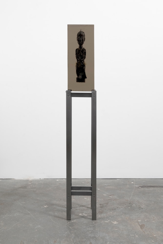 MATTHEW ANGELO HARRISON
Sister Covered in Tears
2024
Wooden figure, polyurethane resin, steel, acrylic
Sculpture 57.5 x 23 x 21.5 cm / 22 5/8 x 9 x 8 1/2 in
Pedestal 112 x 25.5 x 28.5 cm / 44 1/8 x 10 x 11 1/4 in
HARRI60084