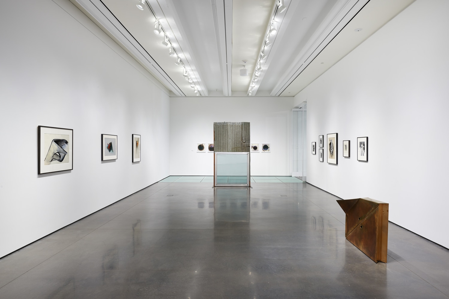 Installation view of works by various artists