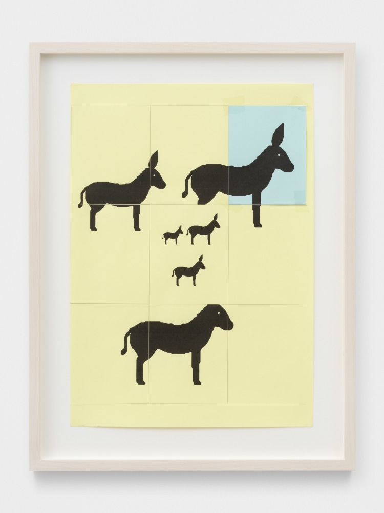 Collage by Valentin Carron