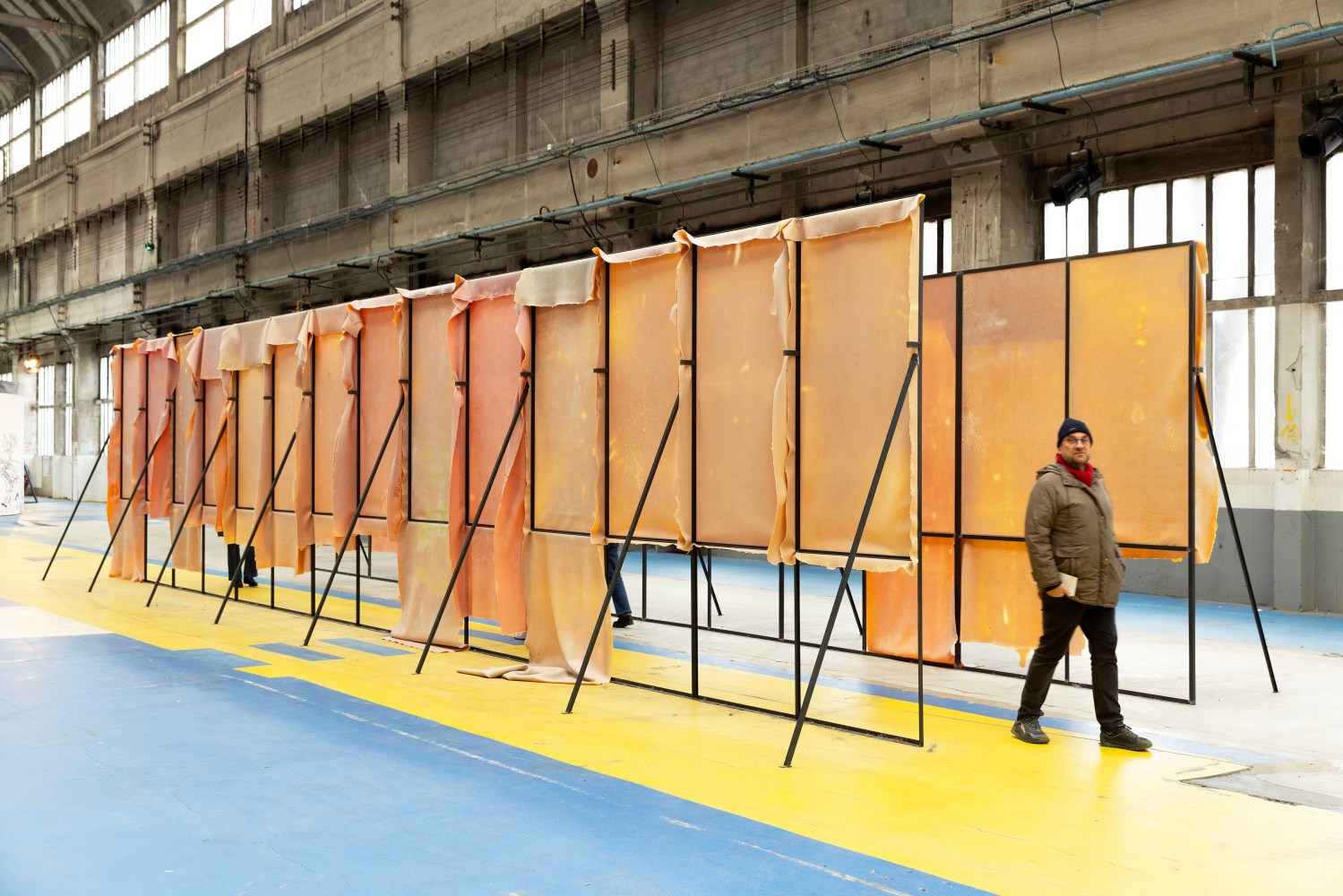 installation views of sculpture by Liesl Raff