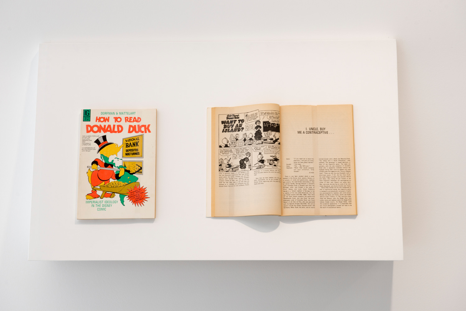 Installation view of works by Walead Beshty