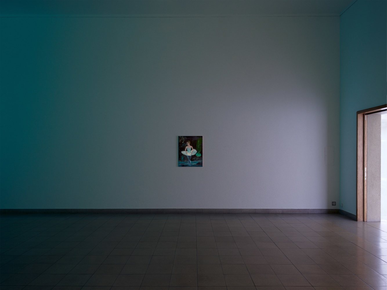 Installation view, Karen Kilimnik, Swan Lake, Kunsthaus Glarus, Glarus, 2023