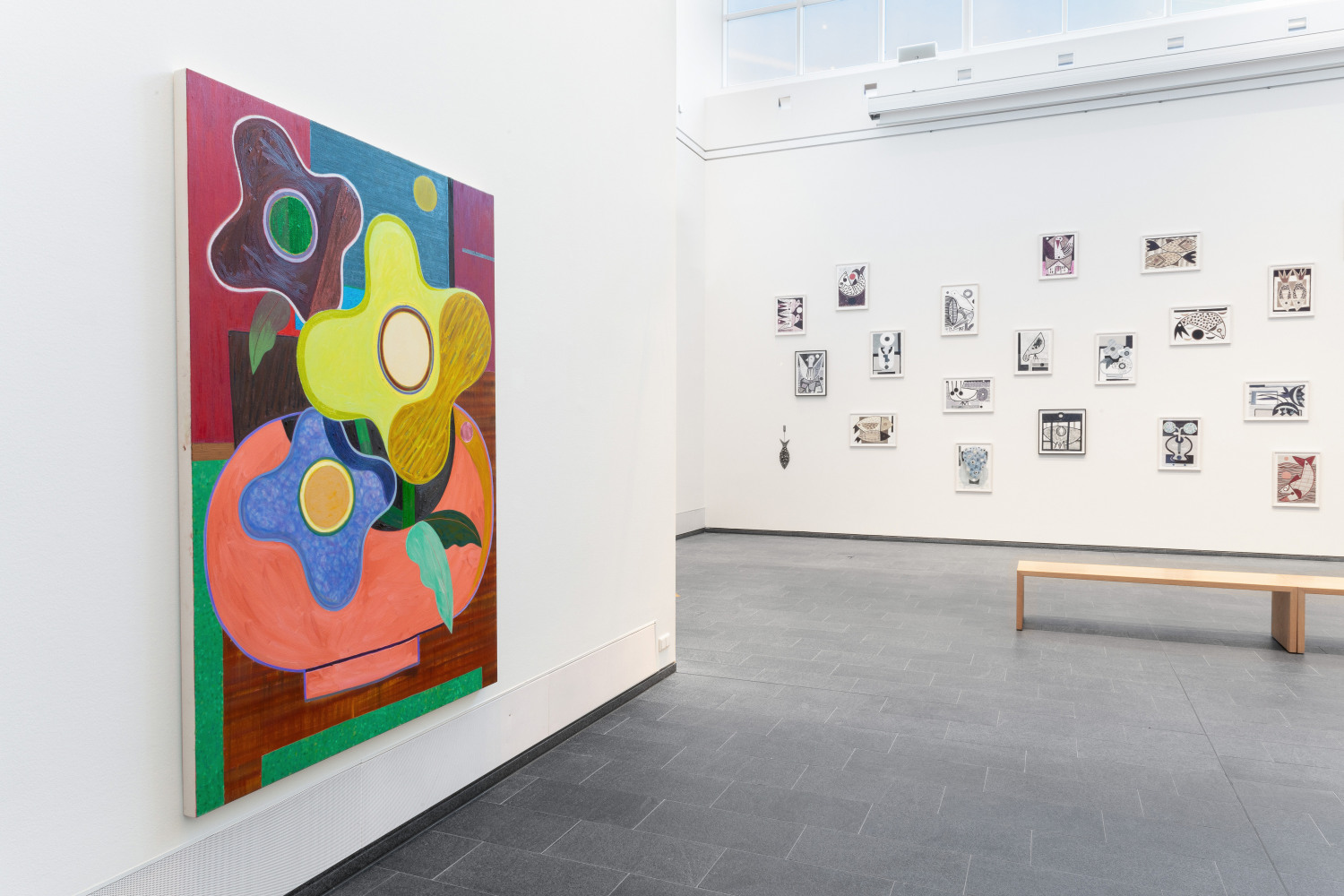 Installation view, Austin Eddy, Sea Song, Kunsthalle Emden, Emden, 2025