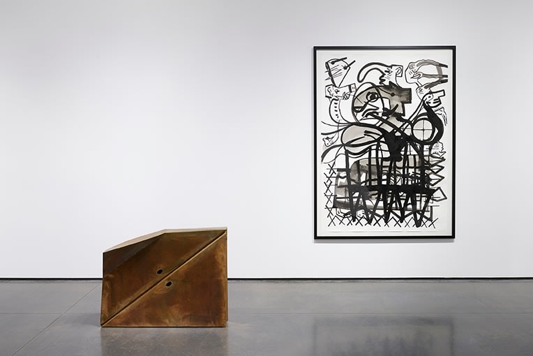 Installation view of works by various artists