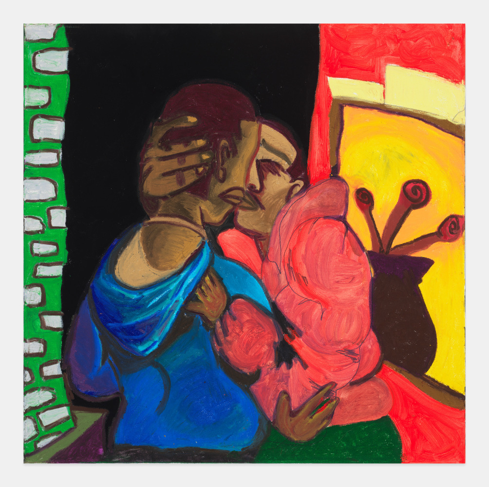 Two Silhouettes Against the Glowing Light

2023

Acrylic and oil on canvas

92.5 x 91.5 cm / 36 1/2 x 36 in

&amp;copy; Jonathan Lyndon Chase