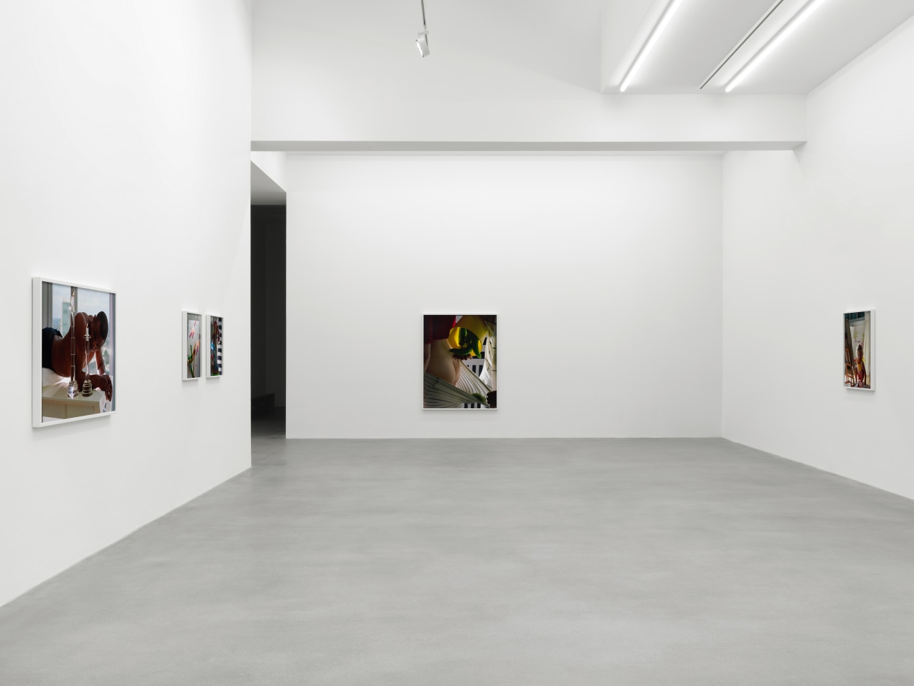 Installation view of Torbjørn Rødland photography and film exhibition