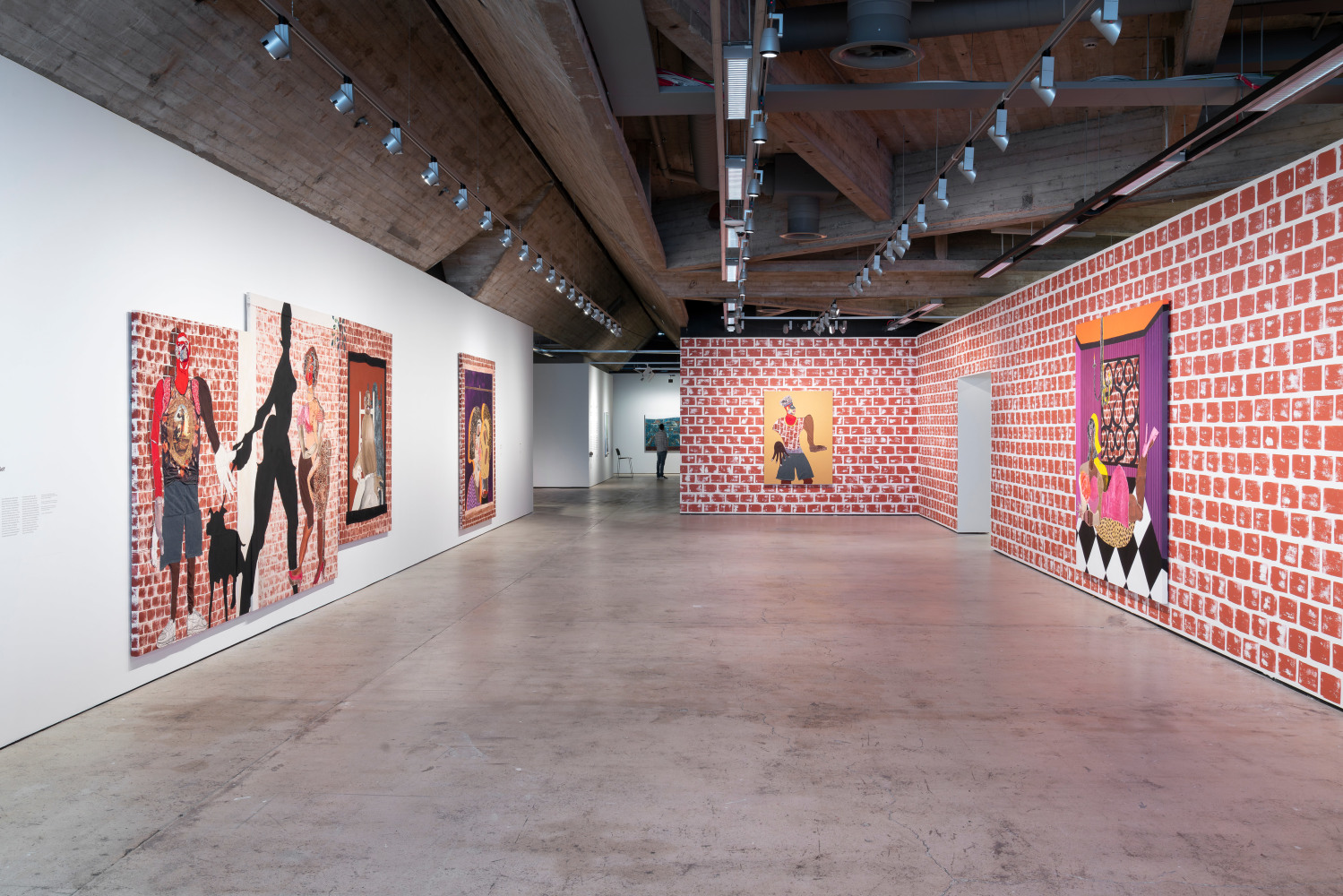 Installation view, Tschabalala Self, Around the Way, EMMA, Espoo, 2024