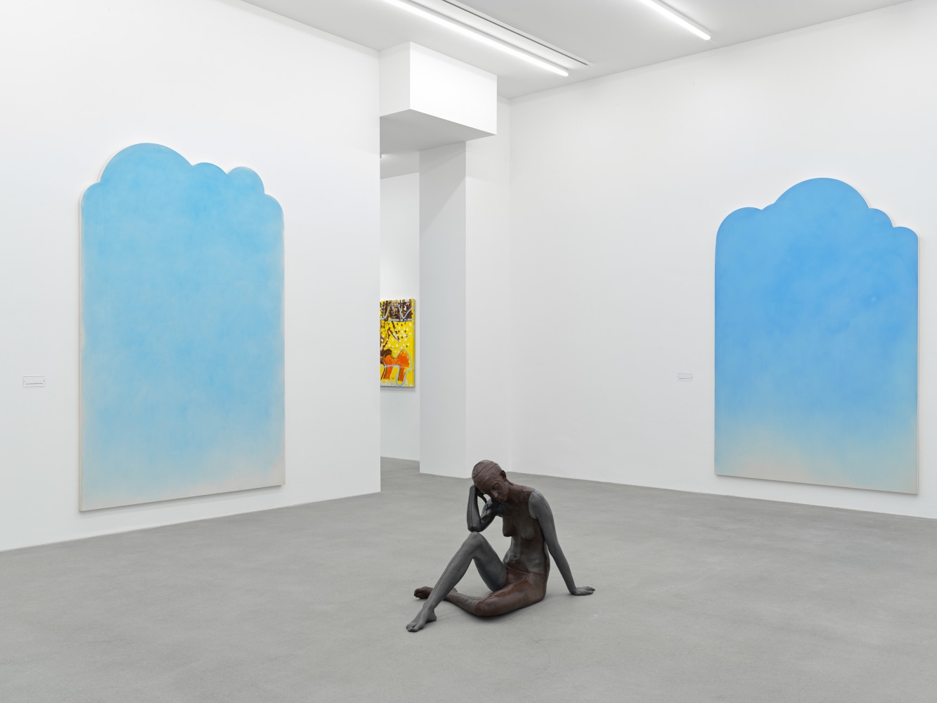 installation views of works by various artist