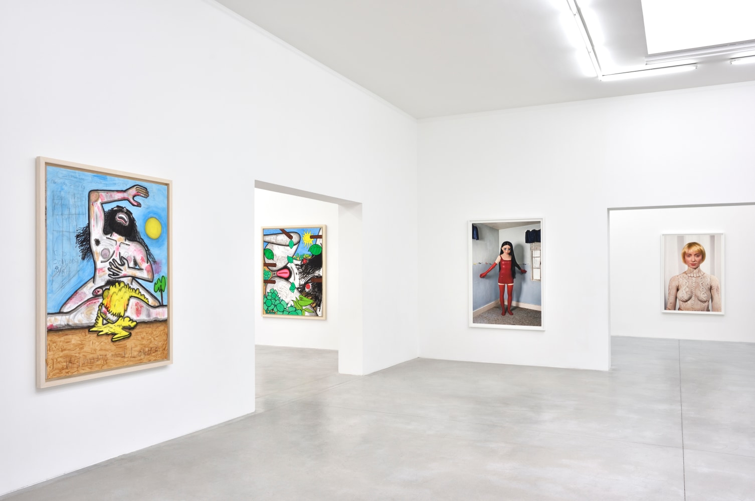 Installation view, Carroll Dunham &amp;amp; Laurie Simmons, Consortium Museum, Dijon, 2024