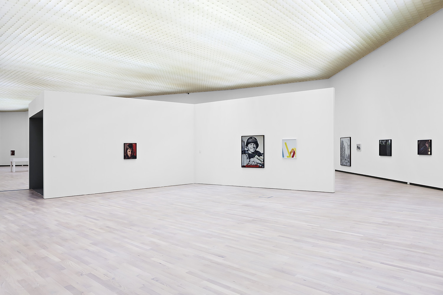 Installation view of photographs by Torbjørn Rødland