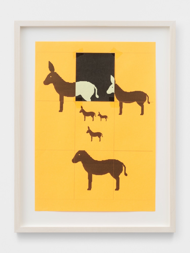 Collage by Valentin Carron