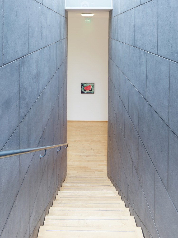 Installation view of Works by Lucas Blalock