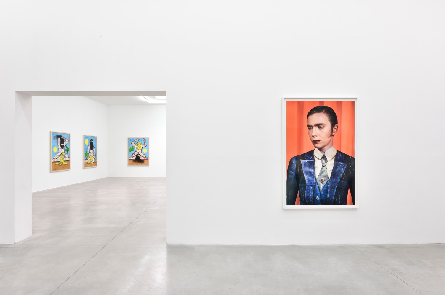 Installation view, Carroll Dunham &amp;amp; Laurie Simmons, Consortium Museum, Dijon, 2024