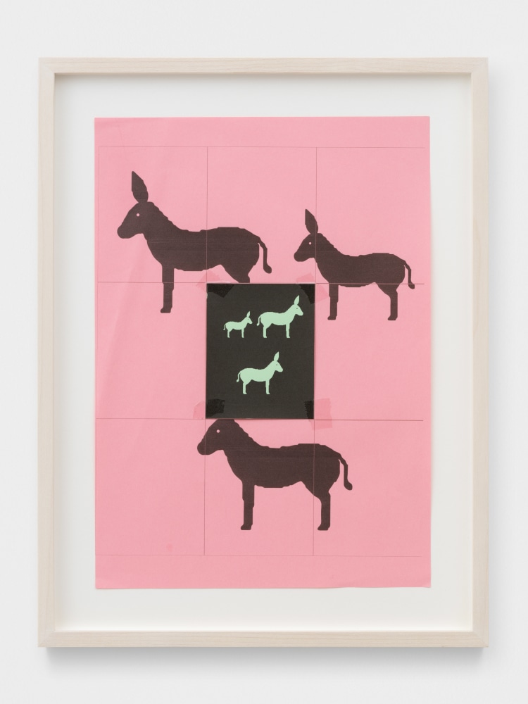 Collage by Valentin Carron