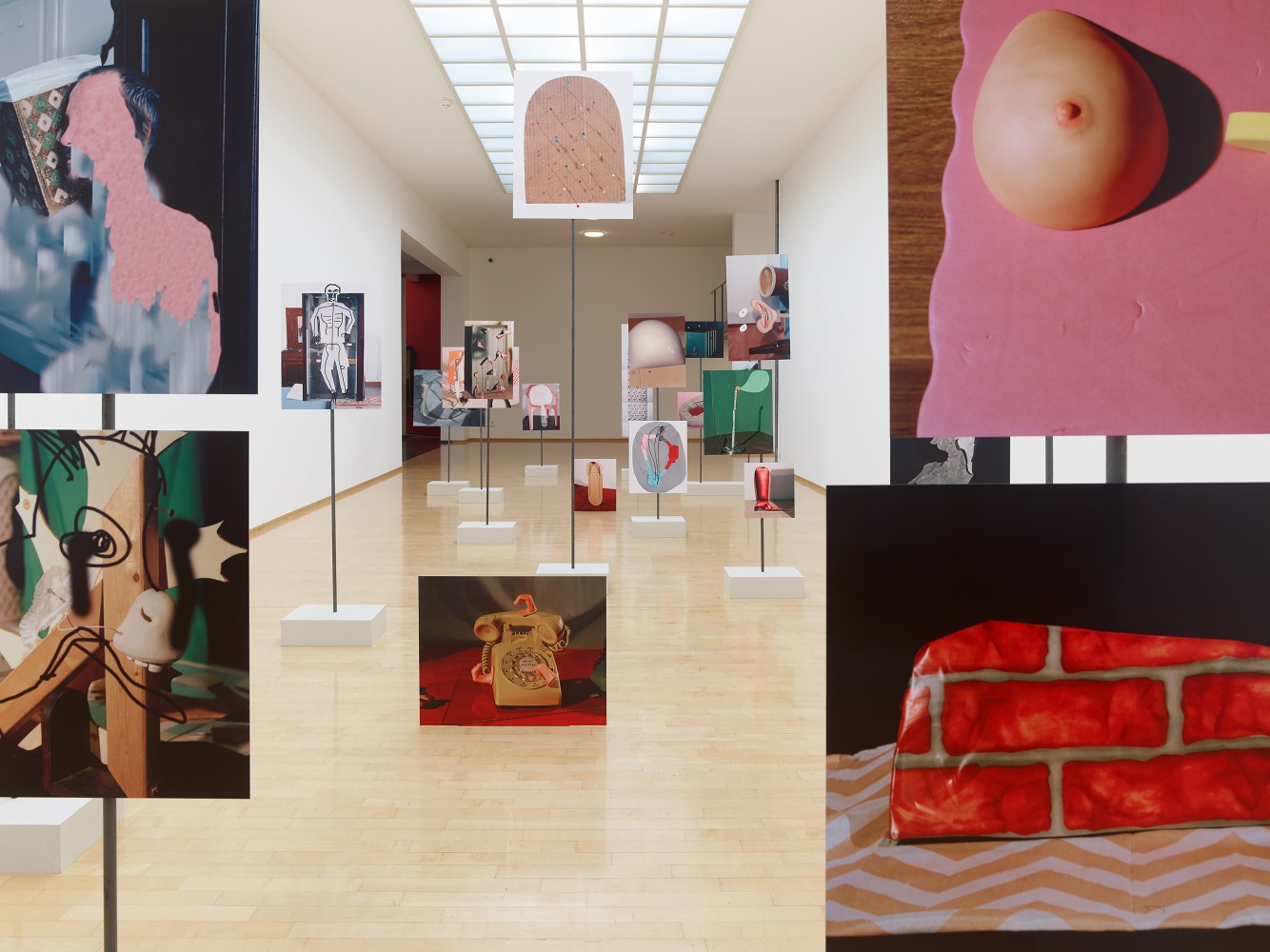 Installation view of Works by Lucas Blalock