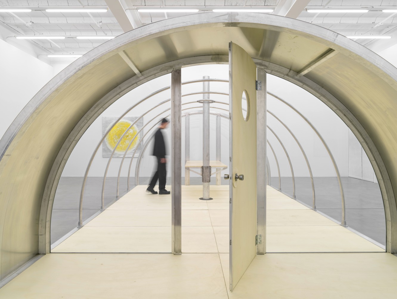 Installation view, Oscar Tuazon, Galerie Eva Presenhuber, Maag Areal, Zurich, 2024