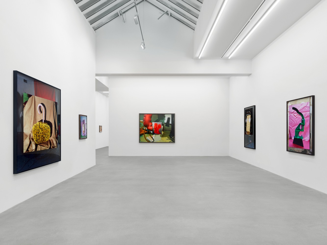 installation view of Lucas Blalock