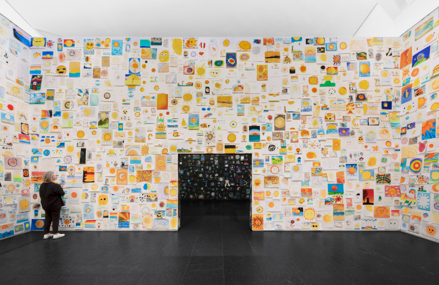 Installation view, Ugo Rondinone, long last happy, Arte Abierto, Mexico City, 2025