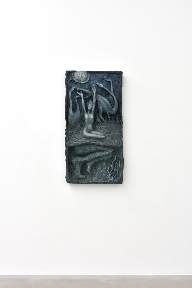 Jean-Marie Appriou Ice moon 2019 Cast bronze 114 x 60 x 14 cm / 44 7/8 x 23 5/8 x 5 1/2 in