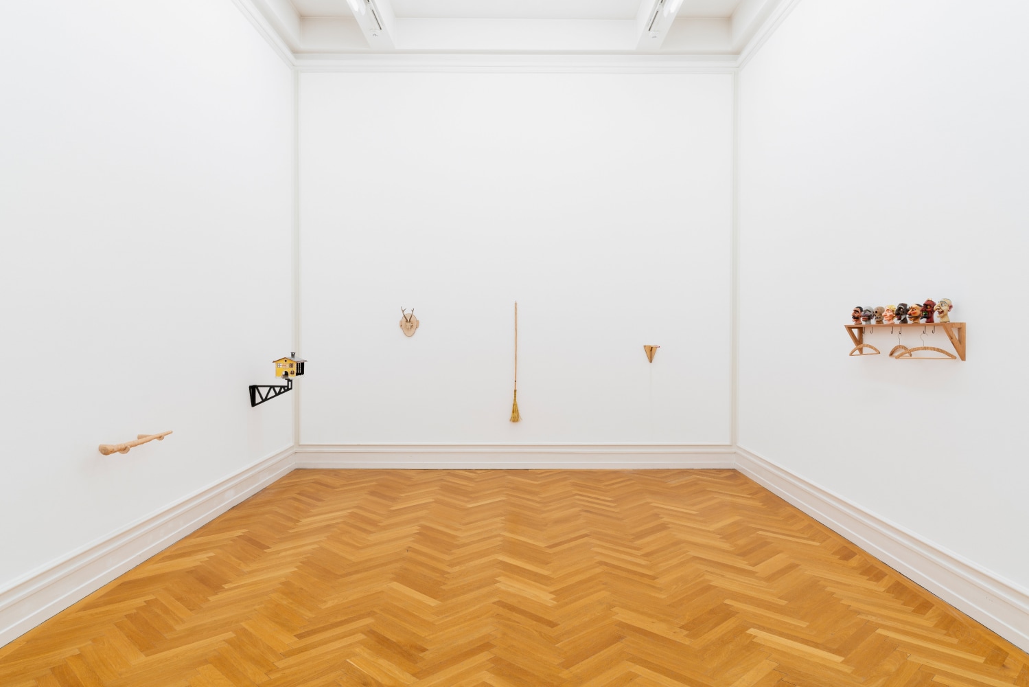 Installation view of works by Jean-Frédéric Schnyder