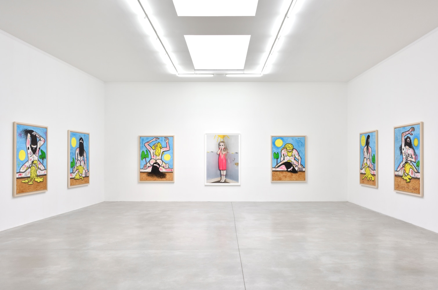 Installation view, Carroll Dunham &amp;amp; Laurie Simmons, Consortium Museum, Dijon, 2024