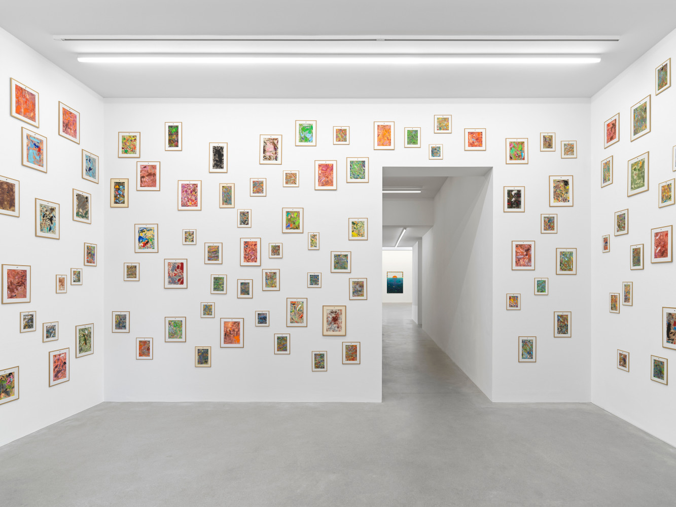 Installation view, Jean-Fr&amp;eacute;d&amp;eacute;ric Schnyder, &amp;OElig;L AUF LEINWAND, Galerie Eva Presenhuber, Waldmannstrasse, Zurich, 2024